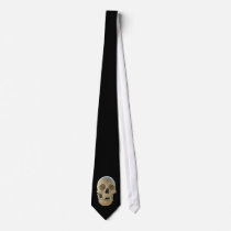 Single Skull Halloween Tie