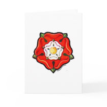 Single Tudor Rose cards