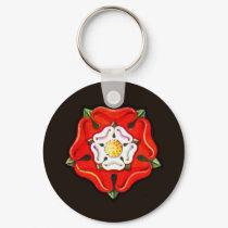 Single Tudor Rose keychains by shakespeareshoppe Single Tudor Rose keychains