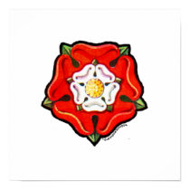 Single Tudor Rose posters