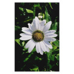 single white flower personalized stationery