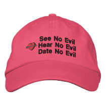 Single Womens Embroidered Hat embroidered hats