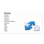 SingledPiecePuzzle101310, Name, Address 1, Addr... Business Card Templates