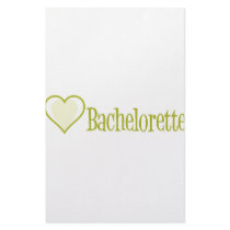 SingleHeart-Bachelorette-Ylw stationery