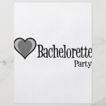 SingleHeart-BacheloretteParty-Blk Custom Flyer