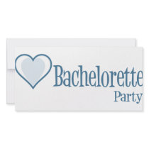 SingleHeart-BacheloretteParty-Blue photo cards