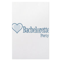 SingleHeart-BacheloretteParty-Blue stationery