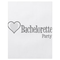 SingleHeart-BacheloretteParty-Grey Personalized Flyer