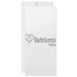 SingleHeart-BacheloretteParty-Grey Rack Cards