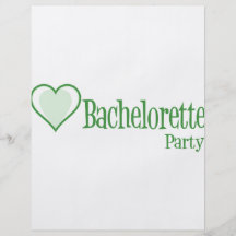 SingleHeart-BacheloretteParty-Grn Flyer Design