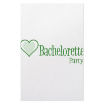 SingleHeart-BacheloretteParty-Grn stationery