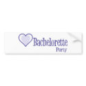 SingleHeart-BacheloretteParty-Ind bumper stickers
