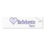 SingleHeart-BacheloretteParty-Ind Bumper Sticker