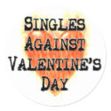 Singles Against Valentine's Day Sticker sticker