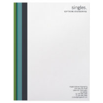 Singles No. 0128 Business Letterhead by CSProfileCards Singles No. 0128 Business Letterhead