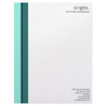 Singles No. 0167 Business Letterhead by CSProfileCards Singles No. 0167 Business Letterhead