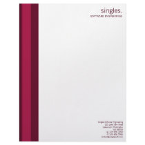 Singles No. 0171 Business Letterhead by CSProfileCards Singles No. 0171 Business Letterhead