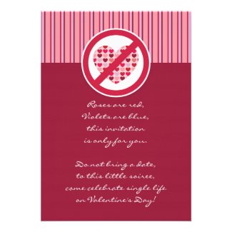 Singles Party Valentine's Day Invitation