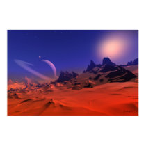 Singular ambience - space art posters