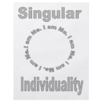 Singular Individuality Line Full Color Flyer
