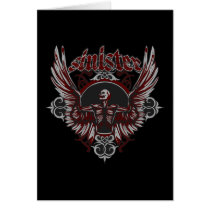 Sinister Angel Greeting Cards