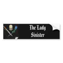 Sinister Flag Redone, The Lady Sinister bumper stickers