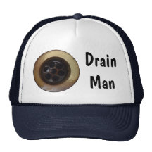 Sink drain photo for the drain man or plumber trucker hats