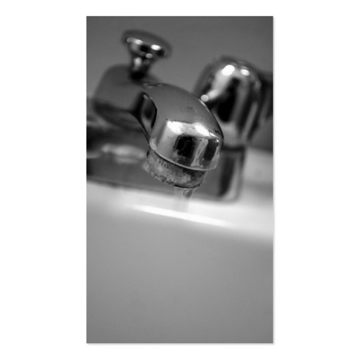 Sink Faucet Business Cards (front side)