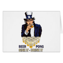 Sink it Drink it Abe Lincoln Cards
