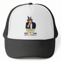 Sink it Drink it Abe Lincoln Trucker Hat