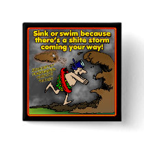 Sink or swim Financial tsunami Button by burntright Sink or swim Financial tsunami Button