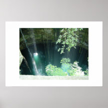 Mexico Sinkhole on Cancun Posters Cancun Prints Art Prints Poster Designs
