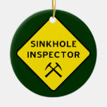 Sinkhole Inspector Ornament