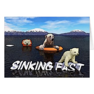 Sinking Fast zazzle_card