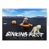 Sinking Fast Greeting Card
