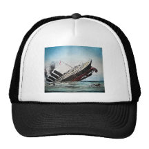 Sinking of the Titanic Magic Lantern Slide Trucker Hat