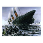 Sinking RMS Titanic postcards