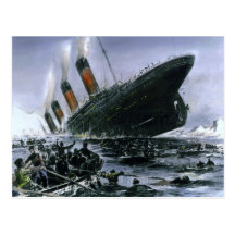 Sinking RMS Titanic Postcards
