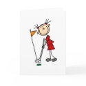 Sinking The Putt From The Green Bag cards