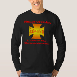 saint and sinner tshirt