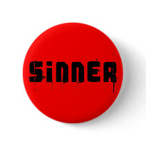 Sinner - Black on Red buttons