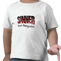 Sinner but forgiven tee shirt