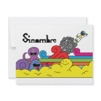 Sinombre characters personalized invitation