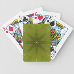 Sint Maarten Green Abstract Tile #4 Bicycle Playing Cards