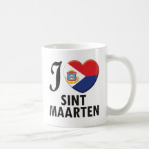 Sint Maarten Love Coffee Mug