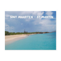 Sint Maarten - St. Martin Beach Scene Postcard