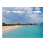 Sint Maarten - St. Martin Beach Scene Postcard