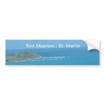 Sint Maarten - St. Martin Ocean Blue Seascape Bumper Stickers