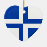 Sint Michielsgestel, Netherlands flag Christmas Tree Ornaments