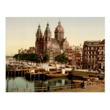 Sint Nicolaaskerk Amsterdam Post Card